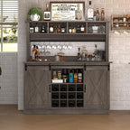 4ever2buy Farmhouse Coffee Bar Cabinet by 4ever2buy