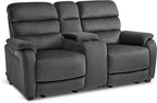 MCombo 73.8'' Wall Hugger Power Loveseat Recliner, Reclining Loveseat by MCombo