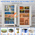 GAIOUS 75.2" Tall Metal Storage Cabinet - Image 5