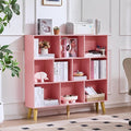 LEYAOYAO 10 Cube Bookshelf, 3 Tier Modern Wide Bookcase by LEYAOYAO-Findtheshiningpointofyourideallife%EF%BC%81