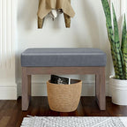 SIMPLIHOME Milltown Small Ottoman Bench - Image 2
