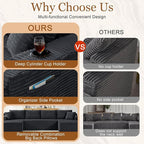 Modular Sectional Sleeper Sofa, 134 Inch Boneless Cloud Couch - Image 4