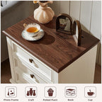 SAVOR LIFE Farmhouse Nightstand - Image 8