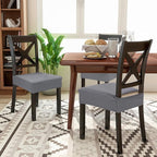 Smiry Waterproof Seat Covers for Dining Room Chairs Set of 2, Stretch Jacquard - Image 8