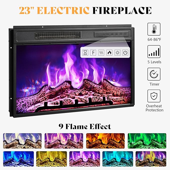 AMERLIFE 59" Fireplace TV Stand - Image 2