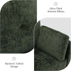 Luxury Oversized Accent Chair, 40.9" Upholstered Comfy Piping Single Armchairs - Image 8