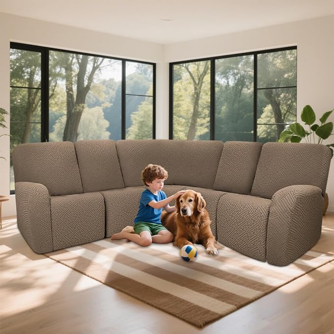 100% Waterproof Sectional Recliner Couch Covers - Image 2
