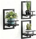 Sbosbo Floating Shelves for Wall, Plant Shelf Indoor, Wall Planters for Indoor by SBOSBO