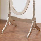 Roundhill Furniture Queen Anna Style Floor Cheval Mirror - Image 3