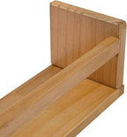 AZSKY Light Walnut Floating Shelves - Image 7
