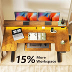 OffiGo U Shaped Electric Standing Desk - Image 5