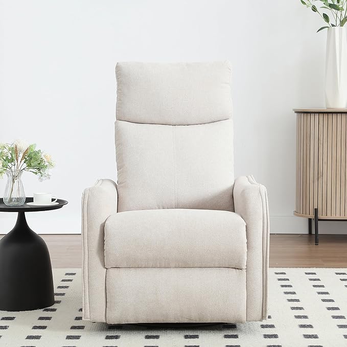 Trustyue Swivel Rocker Recliner Chair, 360° Swivel Recliner - Image 2
