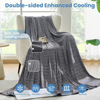 OIGAE Cooling Blanket for Hot Sleepers - Image 3