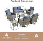 Weaxty 8 Pieces Outdoor Patio Furniture Sets - Image 2