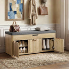 Shoe Bench with Storage by LOOMORA