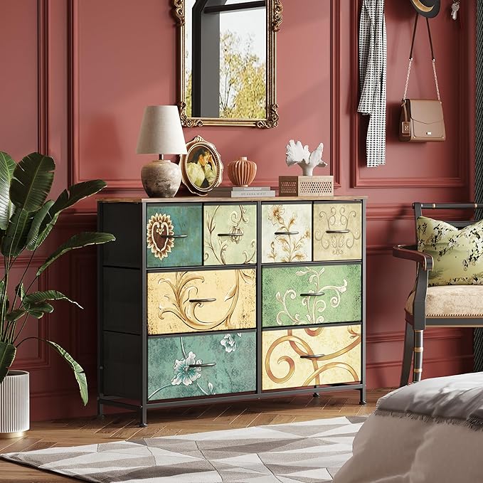 WLIVE 8 Drawer Dresser for Bedroom, Wide Fabric Dresser Storage Organizer - Image 4