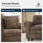 HERA'S HOUSE Mid-Century Modern Couch, Oversized Sectional Couch - Image 9