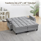 Auvsoce 71" Loveseat Recliner Chair - Image 6