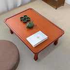 Rectangle Folding Low Coffee Table, Japanese Style Solid Wood Floor Table - Image 6