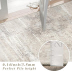 Washable Entryway 2x5 Runner Rug: Easy-Clean Kitchen Bedroom Carpets Non Slip - Image 7