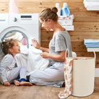 XUANGUO Cotton Rope Laundry Basket Hamper - Image 4