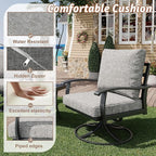 HOMREST Outdoor Swivel Rocker Patio Chairs - Image 4