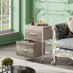 WLIVE Nightstand, 2 Drawer Dresser - Image 7
