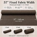Mini Chenille Linen Blend Upholstery Fabric by the Yard, 57 Inch Wide Soft - Image 3