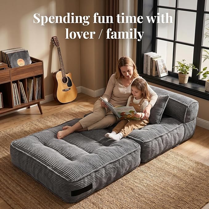 Folding Sofa Bed, Convertible Sleeper Chair - Image 6