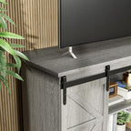 JUMMICO TV Stand for 65 Inch TV, Entertainment Center - Image 2