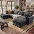 Ihanherry 141" Oversized Cloud Sectional Couches by iHanHerry