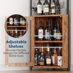 GarveeHome Corner Bar Wine Cabinet - Image 4