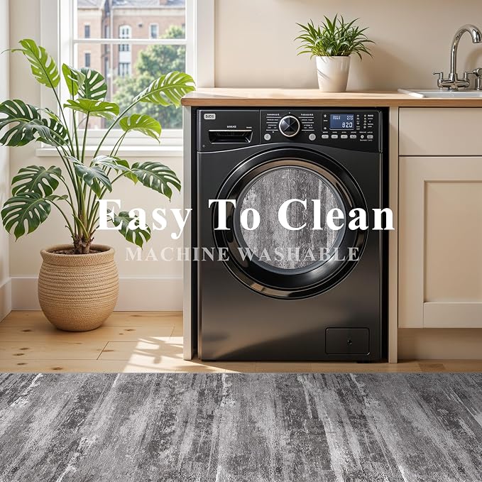 YOUFORTONG Kitchen Runner Rug 2x5: Indoor Washable Non Slip Hallway Bedroom - Image 4