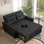 GOSUHI 52" Sleeper Sofa with Pull-Out Bed, 3-in-1 Convertible Sofa Bed by GOSUHI