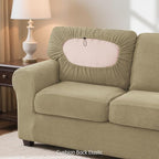 SUBRTEX 3 Pieces Stretch Sofa Slipcover Sets Couch Cover Sets Backrest Cushion - Image 7