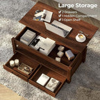 Rolanstar Coffee Table, Lift Top Coffee Table - Image 5