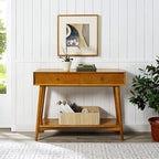 Crosley Furniture Landon Sofa Console Table - Image 10