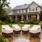 Patio Swivel Chair Cover 4 Pack, Waterproof Heavy Duty Patio Chair Covers - Image 6