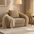 SICOTAS 49.9" Curved Convertible Sofa Couch Bed by SICOTAS