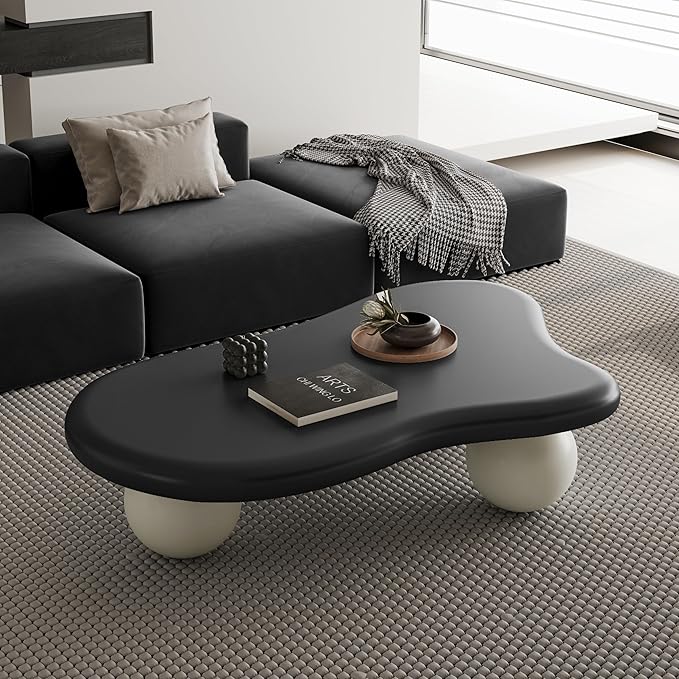 47" Irregular Coffee Table Cloud Coffee Table - Image 3