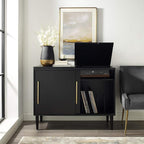 Crosley Furniture Everett Media Console and Record Player Stand - Image 11