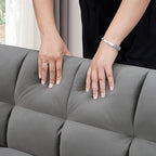 65 Inch Convertible Sleeper Sofa, 3-in-1 Sleeper Loveseat - Image 5