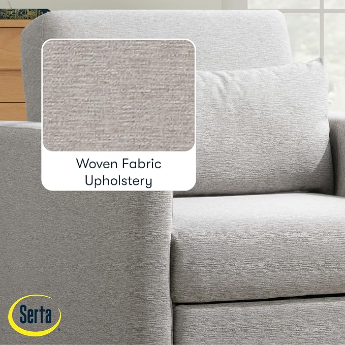 Serta® Corwin 36" Convertible Accent Chair, Dreamcoil® Comfort, FingerGuard® - Image 7