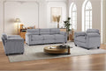 HAOMARKETS Corduroy Sofa Set, Upholstered Armchair Set of 2 and 3-Seater Sofa by HAOMARKETS
