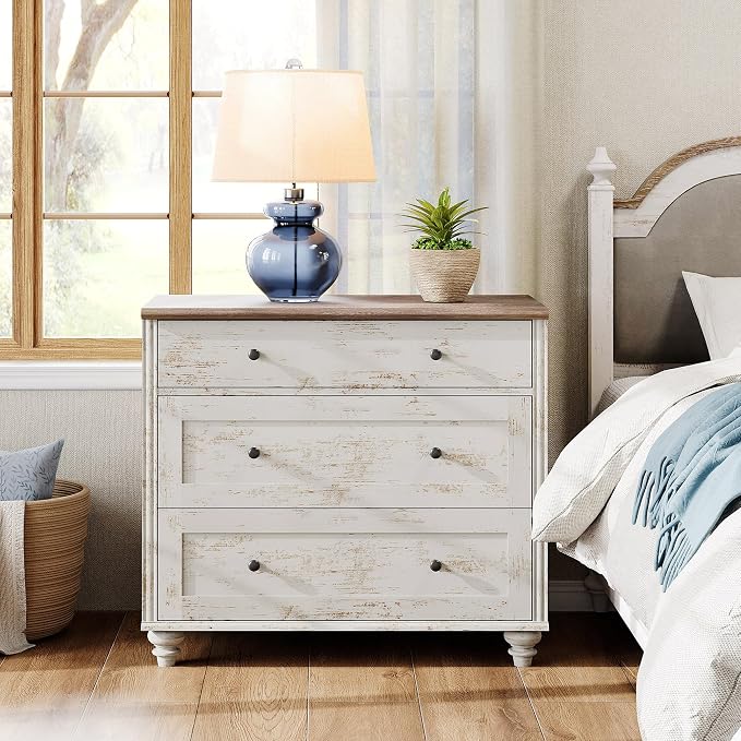 WAMPAT Farmhouse Nightstand by WAMPAT