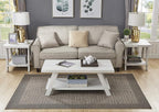 Roundhill Furniture Athens Contemporary 3-Piece Wood Shelf Coffee Table Set by RoundhillFurniture