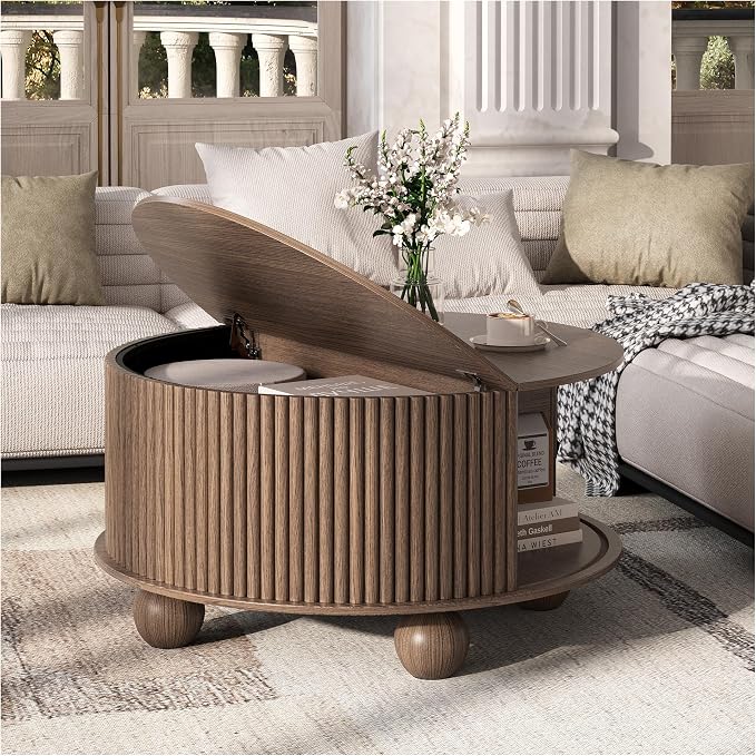JOINICE Round Coffee Table - Image 6