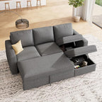 HONBAY Modular Sectional Sleeper Sofa - Image 4