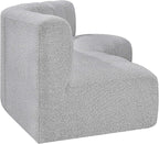 Meridian Furniture 102Grey-S3B Arc Collection Modern | Contemporary Modular Sofa - Image 7