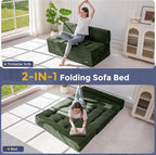 MAXYOYO 8" Folding Sofa Bed, Fold Out Chair Bed Sleeper Chair, Convertible - Image 3